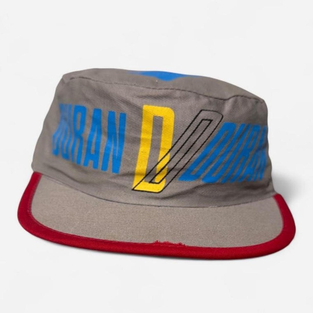 Duran Duran 1984 Vintage Tour Hat Mens OSFM Grey Graphic Print 80s Band Merch